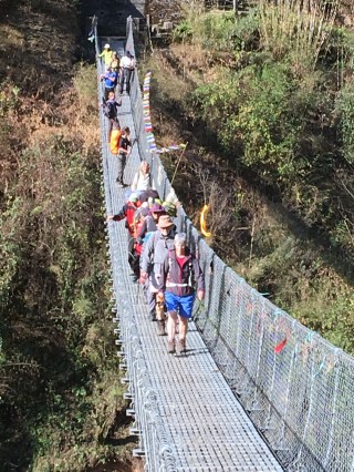 Bridge over the Chomrong Khola River (3)
