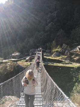 Bridge over the Kinrong Khola 1