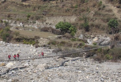 Bridge over the Kinrong Khola 2